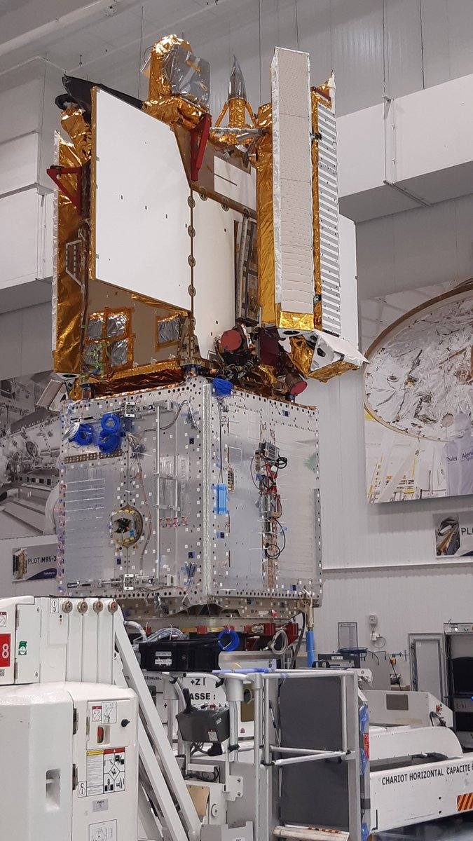 Assembly of the SWOT satellite payload in Cannes (archive photo): the local industry sits at the heart of the Space, AI and Quantum Campus project.